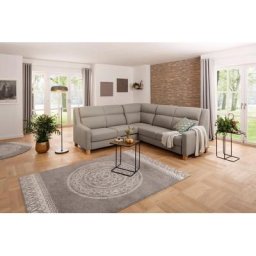 Home affaire Ecksofa Alrik, gleichschenklige Polsterecke, mit Schlaffunktion und Bettkasten