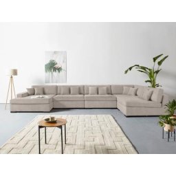 Guido Maria Kretschmer Home&Living Wohnlandschaft Skara XXL, Lounge-Sofa XXL mit Federkern-Polsterung, in vielen Bezugsvarianten