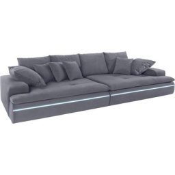 Mr. Couch Big-Sofa, wahlweise mit Kaltschaum (140kg Belastung/Sitz) und AquaClean-Stoff