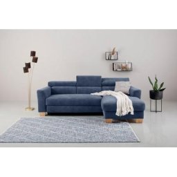 Home affaire Ecksofa, Polsterung für bis zu 140 kg pro Sitzfläche, incl. Kopfteilverstellung
