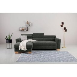 Home affaire Ecksofa, Polsterung für bis zu 140 kg pro Sitzfläche, incl. Kopfteilverstellung