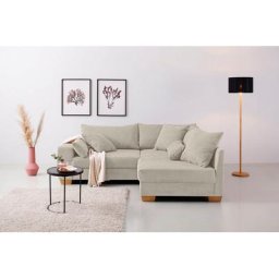 Home affaire Ecksofa Helena Luxus, bis zu 140 kg pro Sitzfläche, incl. 2 Nierenkissen und 3 Zierkissen