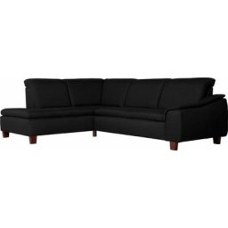 Max Winzer® Ecksofa Alessio, mit abgerundeter Rückenlehne, Ottomane wahlweise links oder rechts