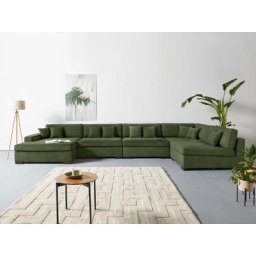 Guido Maria Kretschmer Home&Living Wohnlandschaft Skara XXL, Lounge-Sofa XXL mit Federkern-Polsterung, in vielen Bezugsvarianten