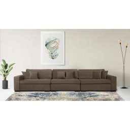 Guido Maria Kretschmer Home&Living 3-Sitzer Skara, Lounge-Sofa mit Federkernpolsterung, in vielen Bezugsvarianten