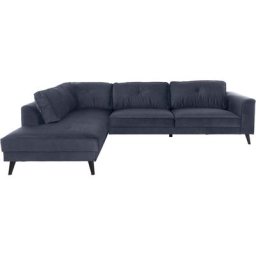 Guido Maria Kretschmer Home&Living Ecksofa Cosini, mit eleganter Kreuznaht in den Rückenkissen