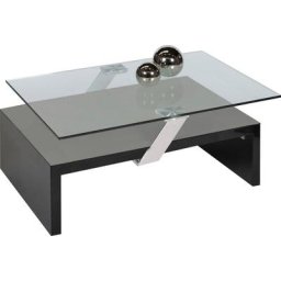 PRO Line Couchtisch, mit Funktion, Glasplatte, Platte verstellbar durch Verschiebetechnik