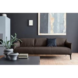 W.SCHILLIG 3-Sitzer sally, mit Metall-Winkelfüßen in Schwarz pulverbeschichtet, Breite 224 cm
