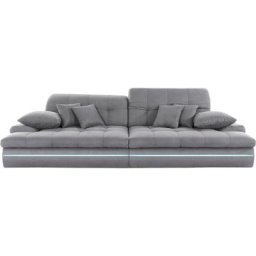 Mr. Couch Big-Sofa Biarritz, Wahlweise mit Kopfteilverstellung und RGB-LED-Beleuchtung