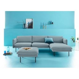 COUCH Hocker Levon, mit Metallbeinen, COUCH Lieblingsstücke