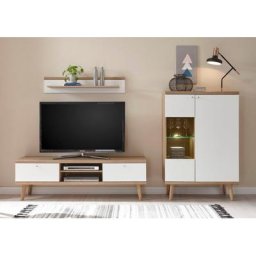 andas Wohnwand Merle, (Set, 3-St), mit besonderer Rahmenoptik, aus der freundin Home Collection