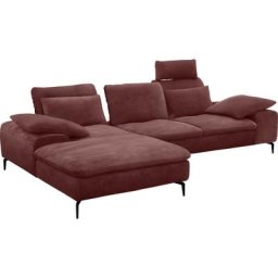 W.SCHILLIG Ecksofa valentinoo, Set, inklusive Hocker, mit Sitztiefenverstellung, Breite 299 cm