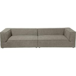 TOM TAILOR Big-Sofa BIG CUBE, in 2 Breiten, wahlweise mit Sitztiefenverstellung, Tiefe 129 cm