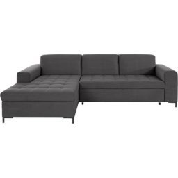 OTTO products Ecksofa Grazzo, hochwertige Stoffe aus recyceltem Material, Steppung im Sitzbereich