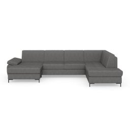 DOMO collection Wohnlandschaft Capelo, mit Armteilverstellung, wahlweise mit Bettfunktion, Federkern