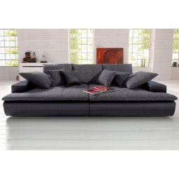 Mr. Couch Big-Sofa Haiti, wahlweise mit Kaltschaum (140kg Belastung/Sitz) und RGB-Beleuchtung