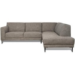 Places of Style Ecksofa Oshawa, mit festen Sitz- und Rückenkissen