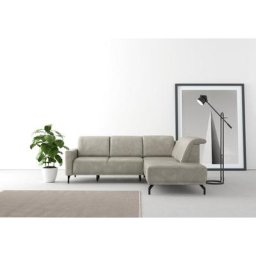 sit&more Ecksofa Bailando, wahlweise mit Kopfteilverstellung und Vorziehsitz, motorisch