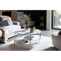 SalesFever Couchtisch, Tischplatten in Marmoroptik