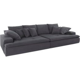 Mr. Couch Big-Sofa, wahlweise mit Kaltschaum (140kg Belastung/Sitz) und AquaClean-Stoff