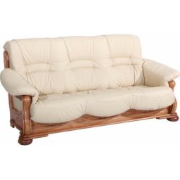 Max Winzer® Polstergarnitur Texas, mit dekorativem Holzgestell, 2-tlg.