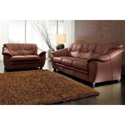 sit&more Polstergarnitur, Kunstleder SOFTLUX® (2-tlg), aus je einem 2- und 3-Sitzer