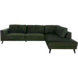Guido Maria Kretschmer Home&Living Ecksofa Cosini, mit eleganter Kreuznaht in den Rückenkissen