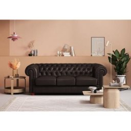 Max Winzer® Chesterfield-Sofa Kent, 3-Sitzer mit edler Knopfheftung, Breite 205 cm