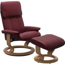 Stressless® Fußhocker Admiral, mit Classic Base, Gestell Eiche