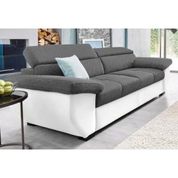 COTTA Polstergarnitur, (Set), Set: bestehend aus 2,5-Sitzer Sofa und Hocker, 2,5-Sitzer