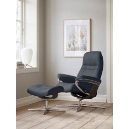 Stressless® Relaxsessel Sunrise, mit Cross Base, Größe S, M & L, Holzakzent Wenge