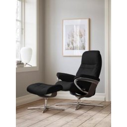 Stressless® Relaxsessel Sunrise, mit Cross Base, Größe S, M & L, Holzakzent Wenge