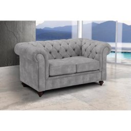 Home affaire 2-Sitzer Chesterfield, mit Knopfheftung, auch in Leder