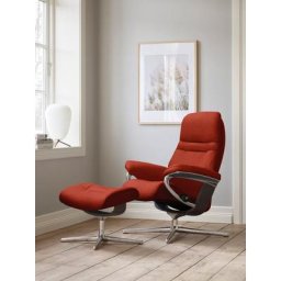 Stressless® Relaxsessel Sunrise, mit Cross Base, Größe S, M & L, Holzakzent Wenge