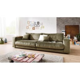 3C Candy Big-Sofa Enisa II, incl. 1 Flatterkissen, Wahlweise mit Flecken-Schutz-Bezug Easy care
