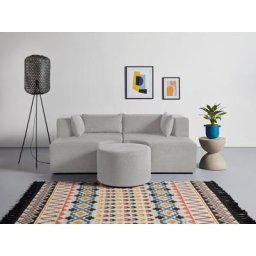 GALA Sofa Rue Ginoux, 3 Teile, zusammengesetzt aus Modulen, in vielen Bezugsqualitäten und Farben.