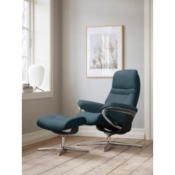 Stressless® Relaxsessel Sunrise, mit Cross Base, Größe S, M & L, Holzakzent Schwarz