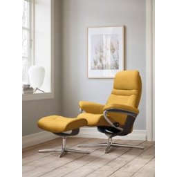 Stressless® Relaxsessel Sunrise, mit Cross Base, Größe S, M & L, Holzakzent Wenge