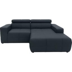 DOMO collection Ecksofa Brandon, Mit Kopfteilverstellung, auch in Leder