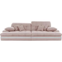 Mr. Couch Big-Sofa Biarritz, Wahlweise mit Kopfteilverstellung und RGB-LED-Beleuchtung