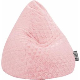 Sitting Point Sitzsack Sitzsack FLUFFY HEARTS L, Plüschsitzsack mit Herzoptik
