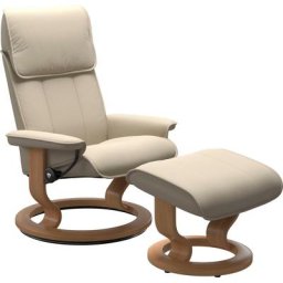 Stressless® Fußhocker Admiral, mit Classic Base, Gestell Eiche