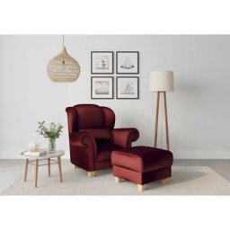 Home affaire Ohrensessel Queenie Ohrenseesel (1-St), mit softem, weichem Sitzkomfort und zeitlosem Design
