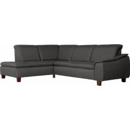 Max Winzer® Ecksofa Alessio, mit abgerundeter Rückenlehne, Ottomane wahlweise links oder rechts