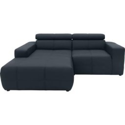 DOMO collection Ecksofa Brandon, Mit Kopfteilverstellung, auch in Leder