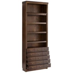 Home affaire Bücherregal Soeren, aus massiver Kiefer, in 2 Höhen, Tiefe 29 cm, mit 5 Schubkästen