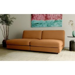 andas Big-Sofa Pori, mit tiefer Sitzfläche, in 2 Bezugsqualitäten