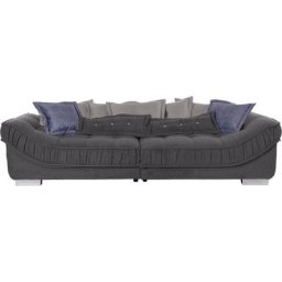 Leonique Big-Sofa Diwan, Breite 300 cm, lose Zier- und Rückenkissen