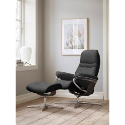 Stressless® Relaxsessel Sunrise, mit Cross Base, Größe S, M & L, Holzakzent Wenge
