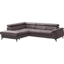 COTTA Polstergarnitur Komaris I, (Set), Set: bestehend aus Ecksofa und Hocker, frei im Raum stellbar